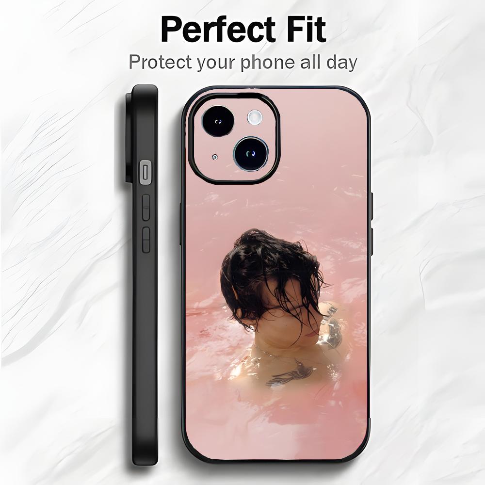 Cântăreț Pop Britanic H-Harry Styles Carcasă Telefon Carcasă Telefon Ambalaj Moale Ușoară Pentru iPhone17 16 15 14 13ProMax