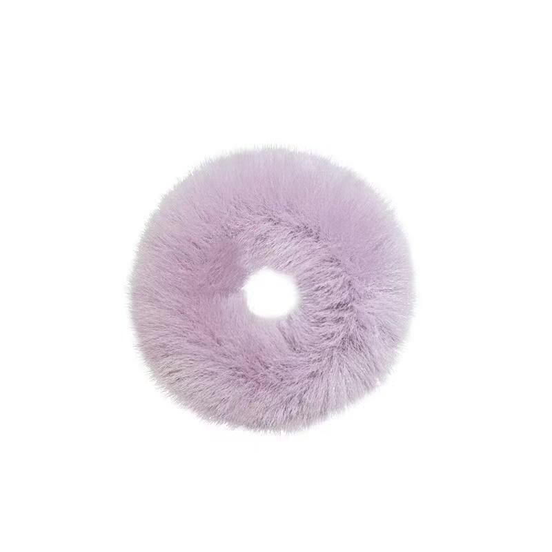 Cute Cartoon Rabbit Hair Rubber Bands Kids Girls Winter Plush Elastic Hair Ties Scrunchies Women Headwear Hair Accessories Gift