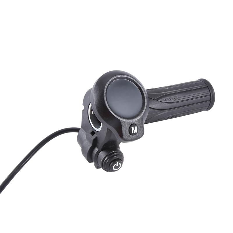 XXR-Bike Electric Scooter Accelerator Display Ebike Throttle Grip Digital Monitor For Bicycle Electric Scooter Trigger Durable
