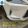 Front Fog Foglight Lamp Lights Frame Decoration Cover Trim For Lexus RX 300 450h   ABS Chrome Accessories Exterior Refit