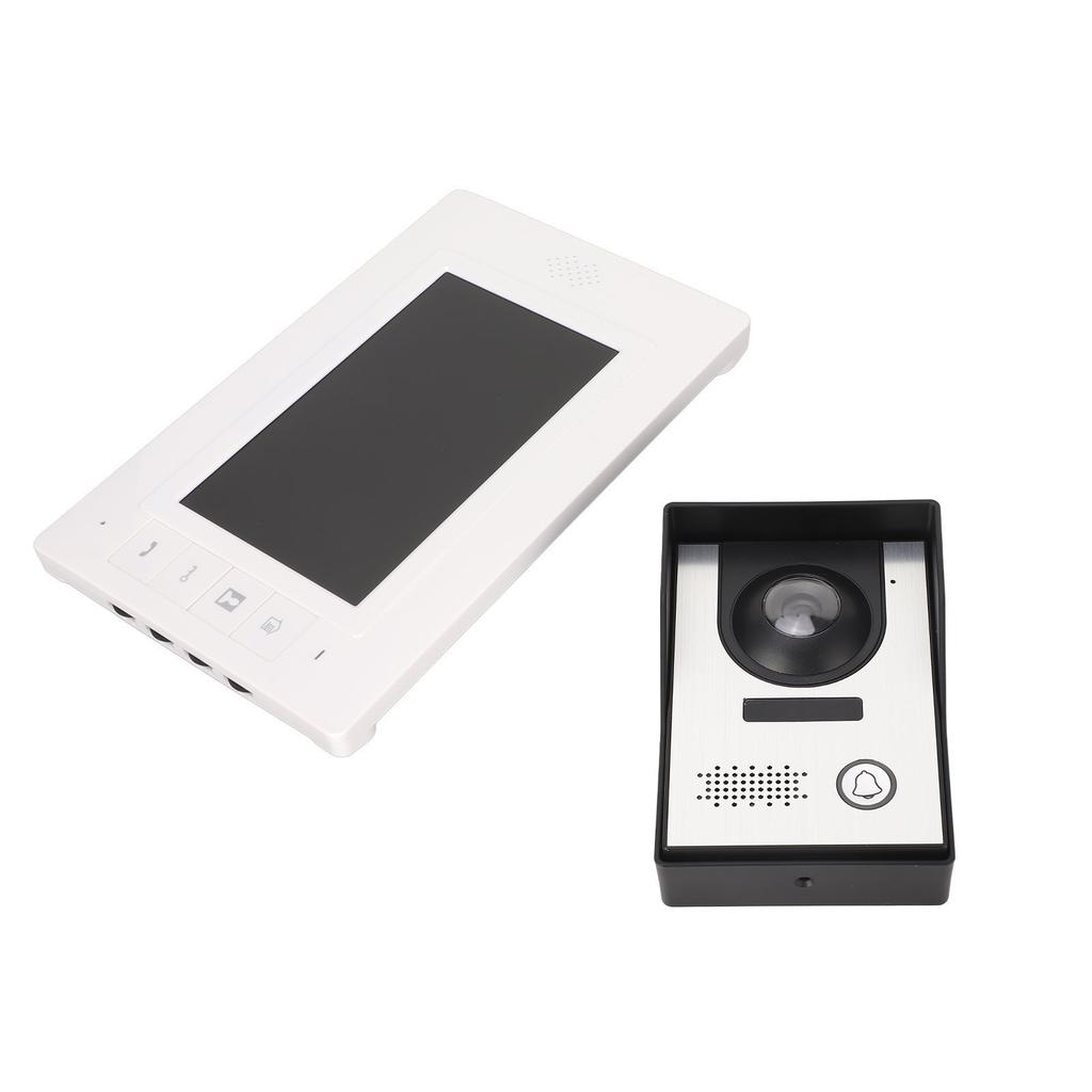 7 Inch Home Intercom Doorbell Hands Free Night Vision Wired Video Doorbell Intercom System for Home