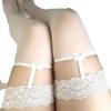 Lace Leg Rings, Small Suspenders, Red Edge, Black Silk, Sexy Pure Desire, Anti-hook Socks, Knee Socks, High Stockings, Women's Thin Legs