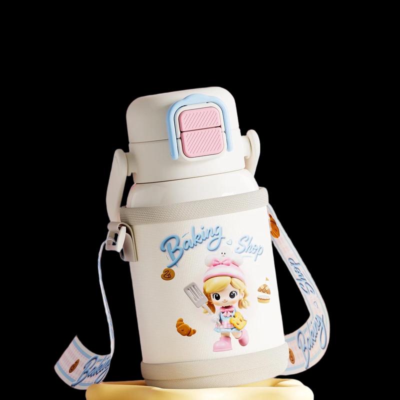 FuQuan KuTe 316 Stainless Steel Children s Insulated Straw Cup