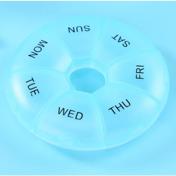 Neue 7 Tage Mini Wochentablette Pille Medizin Box Organizer Container Fall Pille Box Splitter Reise Pille Container Pille Fall