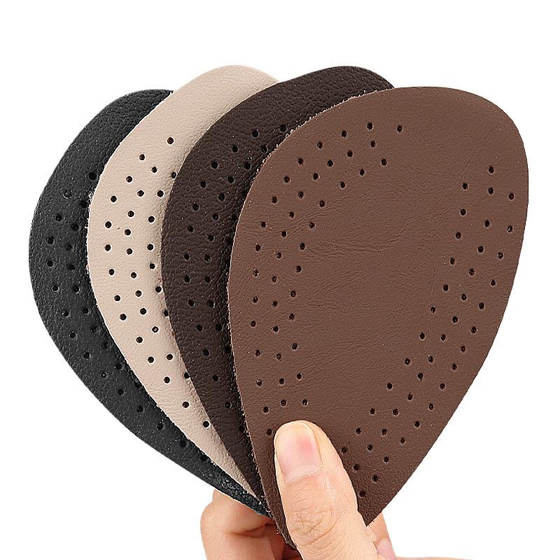 Pointed Leather Forefoot Pad, High Heels, Soft Shock-absorbing Half-size Pad, Soft Anti-wear Invisible Anti-slip Forefoot Pad for Men and Women