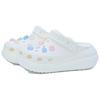 Crocs Classic Clog Dreamy Bubbles Party Clogs Unisex White