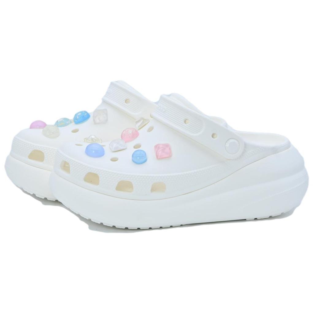 Crocs Classic Clog Dreamy Bubbles Party Clogs Unisex White