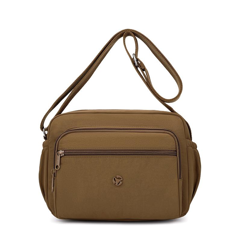 Water-repellent Nylon Bag Women's Shoulder Bag Crossbody Bag Lightweight Small Square Bag