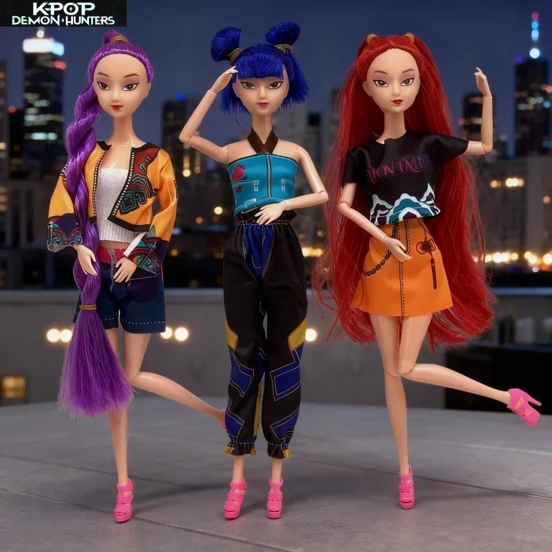 *** Kpop Dämonenjäger Anime Figur Action Spielzeug Rumi Mira Zoey Schöne Prinzessin Baby Mädchen Puppe Cartoon Sammlerstück Geschenk !!!!!!