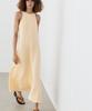Masimodutti Linen Fluid Halterneck Midi Dress