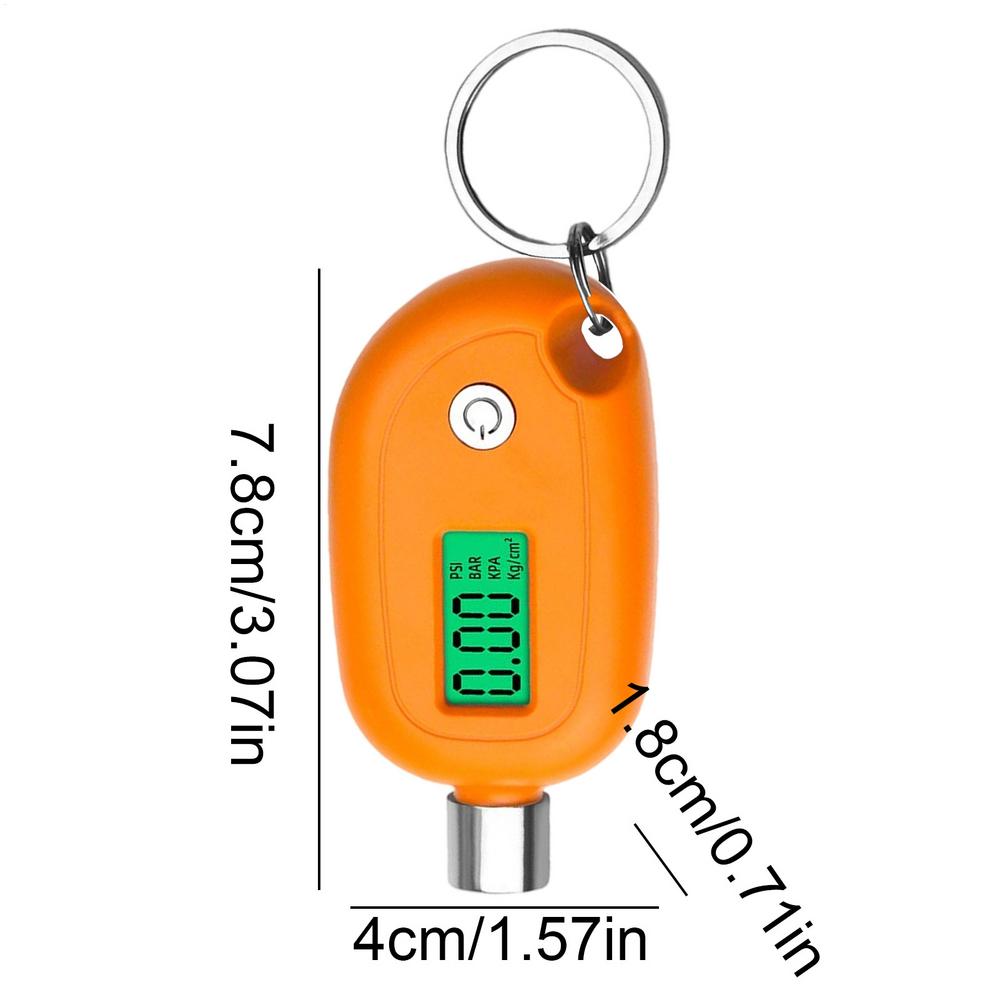 Tire Pressure Gauge With Backlit LCD Checker With Backlit LCD Auto Shut-off Digital Tire Pressure Checker For Trailer Bicycle