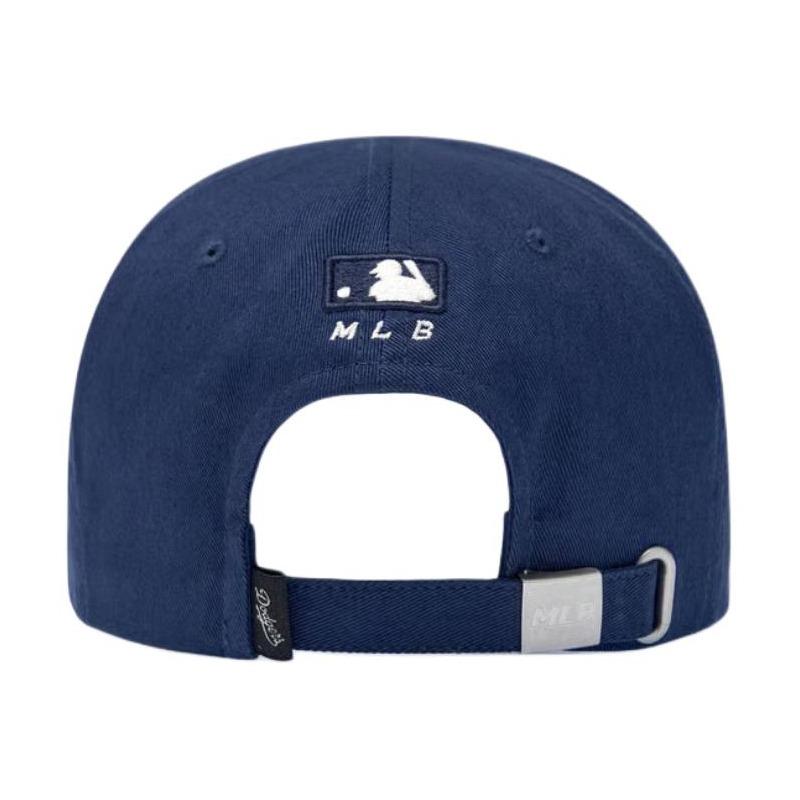 MLB Los Angeles Dodgers Logo Cotton Baseball Cap Unisex Couple Style Navy Blue 3ACP8805N-07NYS