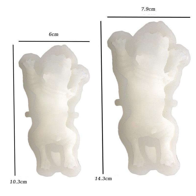 VIE LENTE 3D Shar Pei Hund Silikonformen 1 Stück DIY Fondant Schokolade Gelee Eisformen Kuchen Dekorationswerkzeuge Würfel Kuchenformen