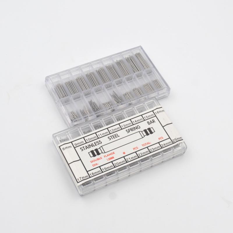 Boxed 360-Piece Stainless Steel Seamless Watch Spring Bar Lugs and Pins Set