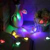 3 Meters 20LEDs Multicolor String Fairy Lights Xmas Christmas Party Lamp Wooden Heart Pendant