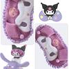 GHDVOP Kuromi Eye Mask, a fun, cute, fluffy, anime-themed eye mask featuring a cute character. It provides a restful, comfortable sleep, blocks out li