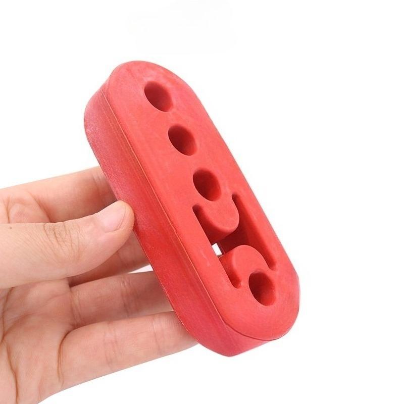 Car 4-Hole Exhaust Hanger Pipe Lifting Lug Modification Plus Long Muffler Lifting Lug Shock Absorber Buffer Hanging Support Hook