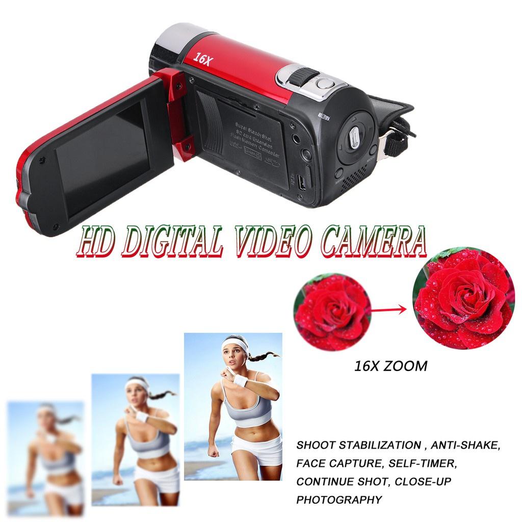 16MP 2.7Inch FULL HD 1080P LCD Digital Video Camera Recorder Camcorder DV 16X Zoom Consumer Camcorders