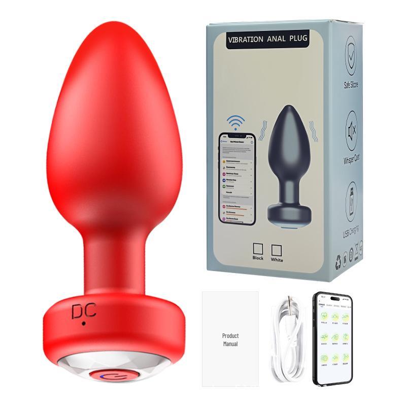 Long-Distance Wireless Remote Control Vibrating Butt Plug Toy