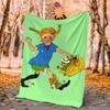 Manta de Franela Pippi Suave Cálida para Todas las Estaciones, Diseño para Acampar, Viajes en Coche, Senderismo Sofá, Cama, Oficina Regalo Perfecto para Fiestas