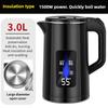 1500W High Power Household Electric Kettle Fully Automatic Water Boiler 3L Large Capacity Instant Heating Water Pot