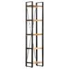 Bookshelf 5 Shelves 40 X 30 X 180 Cm Solid Mango Wood