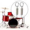 2Pcs Drum Pedal Springs Tensioner Steel Drum Foot Pedal Spring Replacement Drum Extension Spring Easy To Install