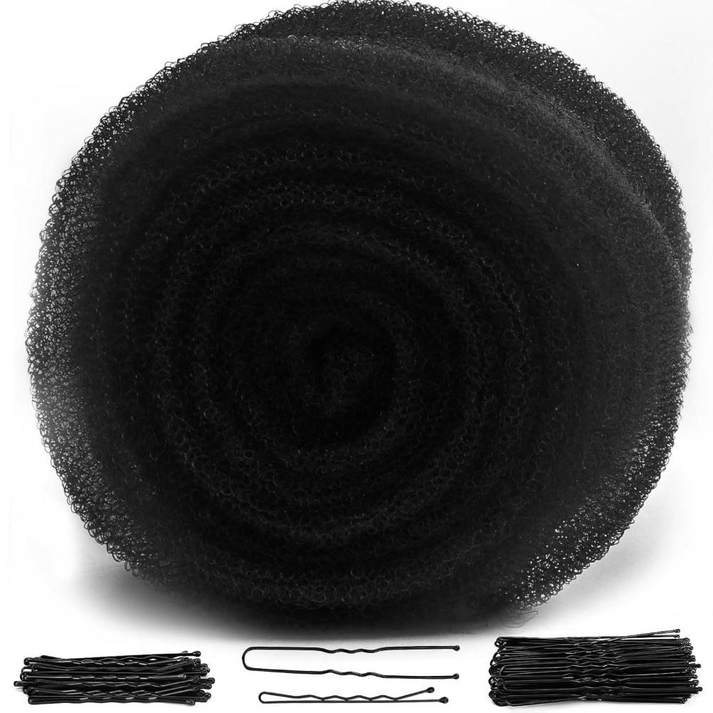 

Incremental Hair Volume Sponge Invisible with U Shape Hair Clip Volume Styling Tool Seamless Soft Foam Padding Tool чорний