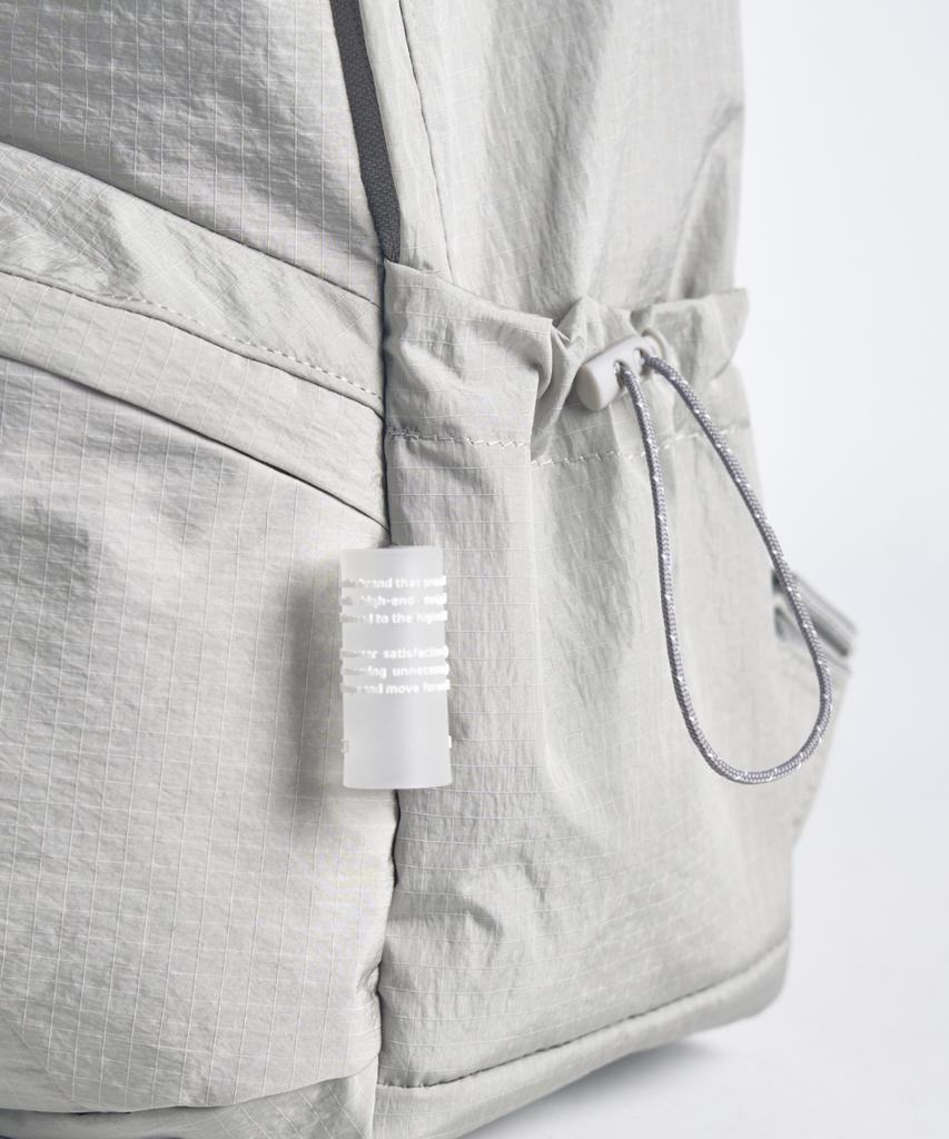 Mathematik Ian W40 Simple Backpack Lightweight Nylon Daily Bag Backpack Cloud Gray