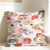 Sharks And Kittens Pillow Cover Soft Cushion Cover Cute Funny Pillow Case For Couch Sofa Bedroom