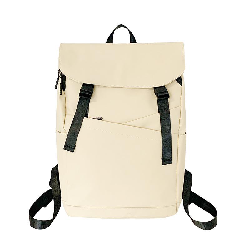 Schoolbag Backpack Men's Contrast Color Harajuku Large Capacity Student School Bag Sports Anti-splashing Computer Bag Travel Backpack Women