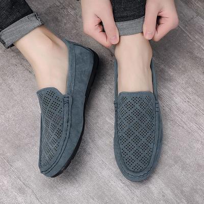 Scarpe Basse Uomo in Pelle Traspiranti con Fori Tendenza 2025 Offerta Calzature Retro Basso Prezzo Designer Slip-on Mocassini Casual Maschili Scarpa