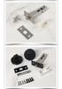 Universal Keyless Bathroom Door Lock Set, Multi-Color Options for Home or Hotel