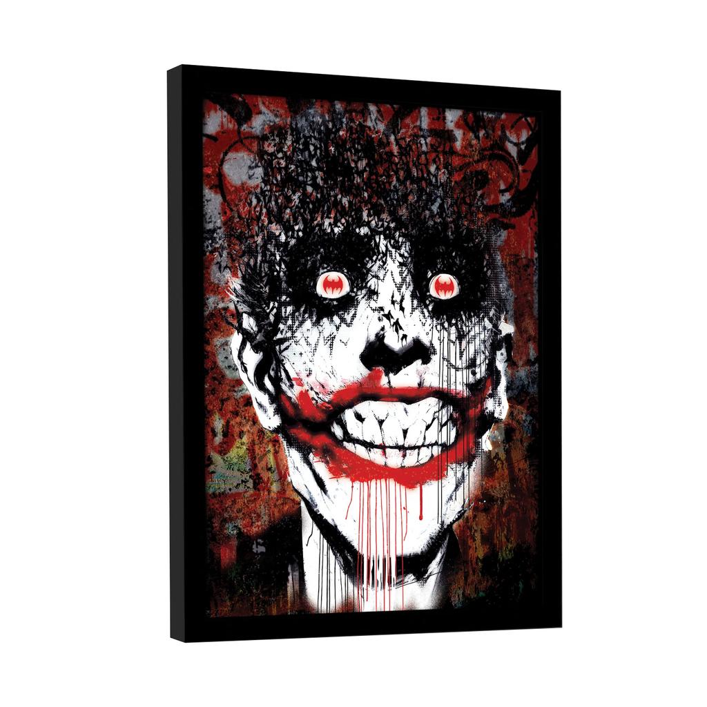 Batman Joker Smile Framed Poster