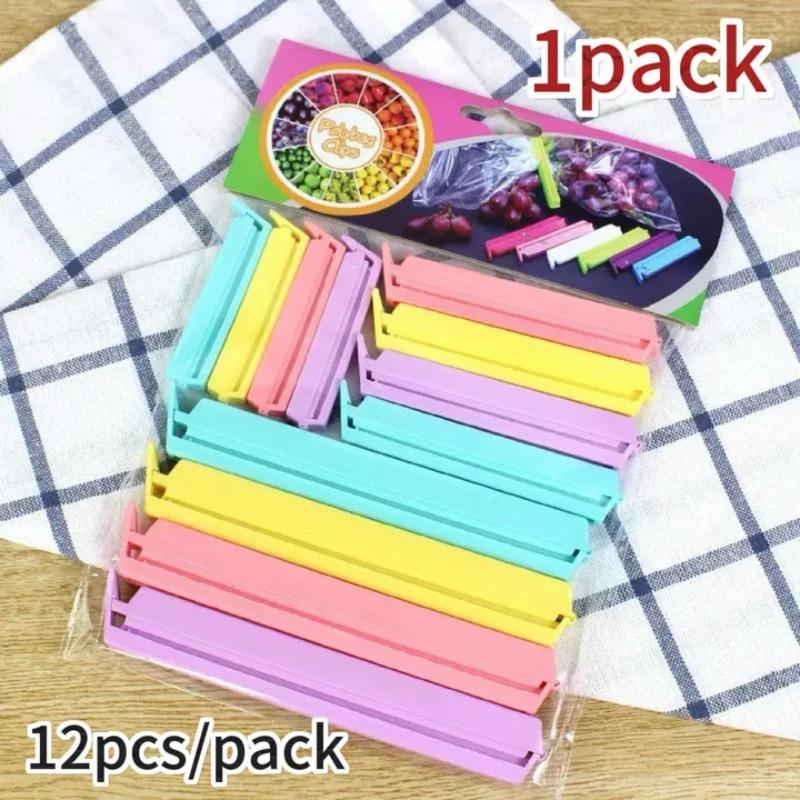 

Food Snack Storage Seal Sealing Bag Clips Sealer Clamp Food Bag Clips Kitchen Tool Food Close Clip Kitchen Accessories