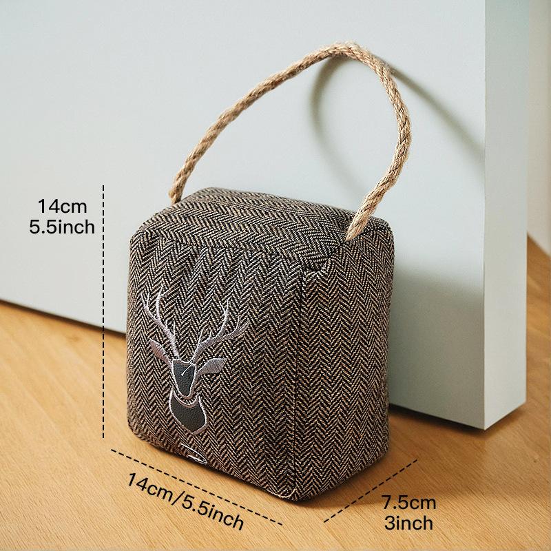 

Creative Door Stops, Fabric Door Stops, Anti-collision Blocks, Letter Embroidery, Home Decoration Door Backs