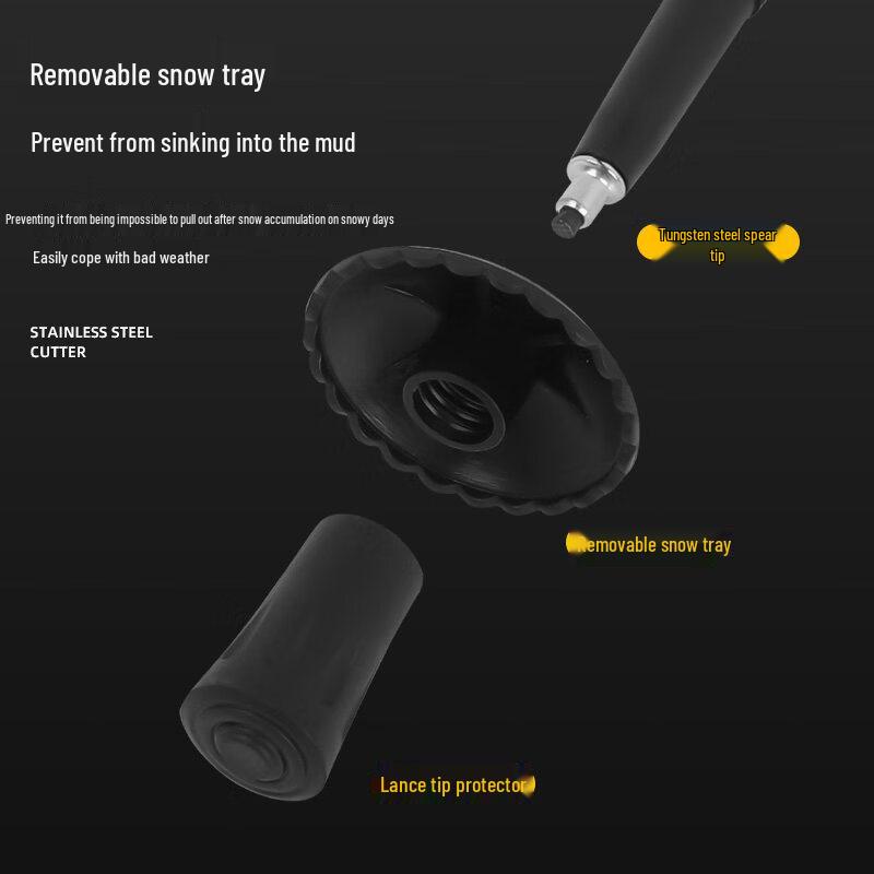 Tiemaoyun Ultralight Foldable Telescopic Trekking Pole