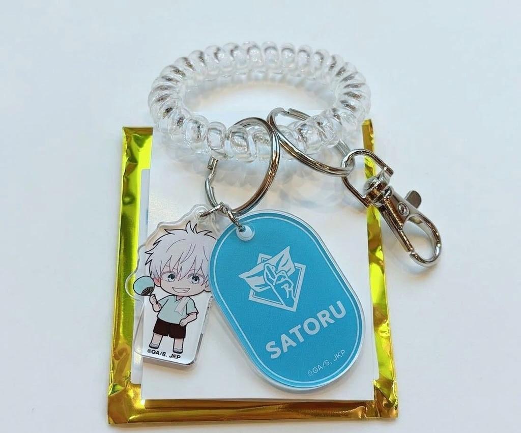 Jujutsu Kaisen Satoru Gojo RAKU SPA Gokurakuyu Locker Key Style Acrylic Keychain