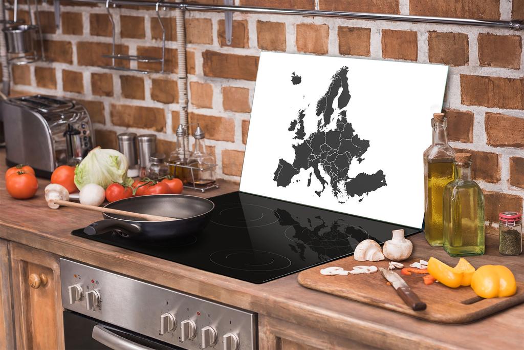 SZKLANA DESKA DO KROJENIA 52x30 MAPA