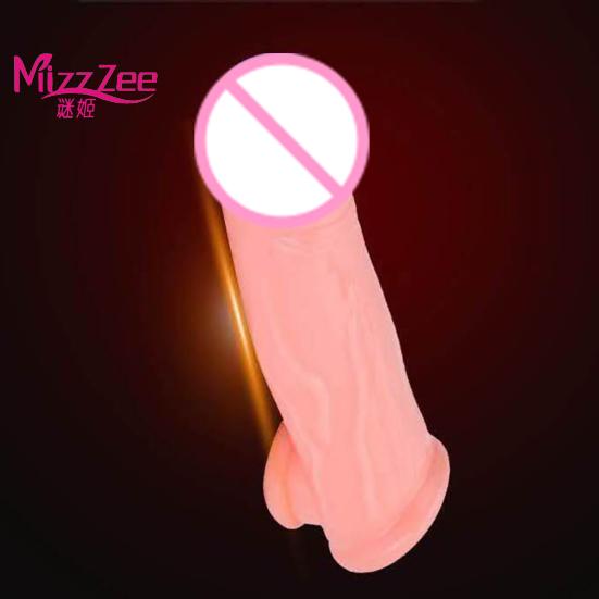Mizz Zee Adult Sex Care Male Penis Ejaculation Extension Delay Sleeve Condom Cock