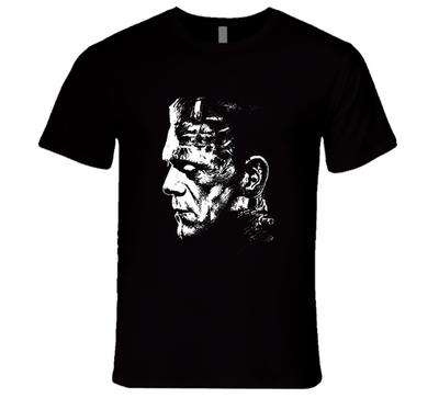 Frankenstein Monster Film T-Shirt T-Shirts 100% ringgesponnene Baumwolle Geschenk Neu