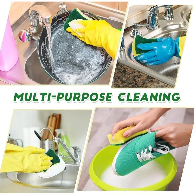 Highly Absorbent Cleaning Sponges Dish washing Magic Clean Pot Rust Stain Sponge Brush Kitchen Grease Cleaner Household Tools