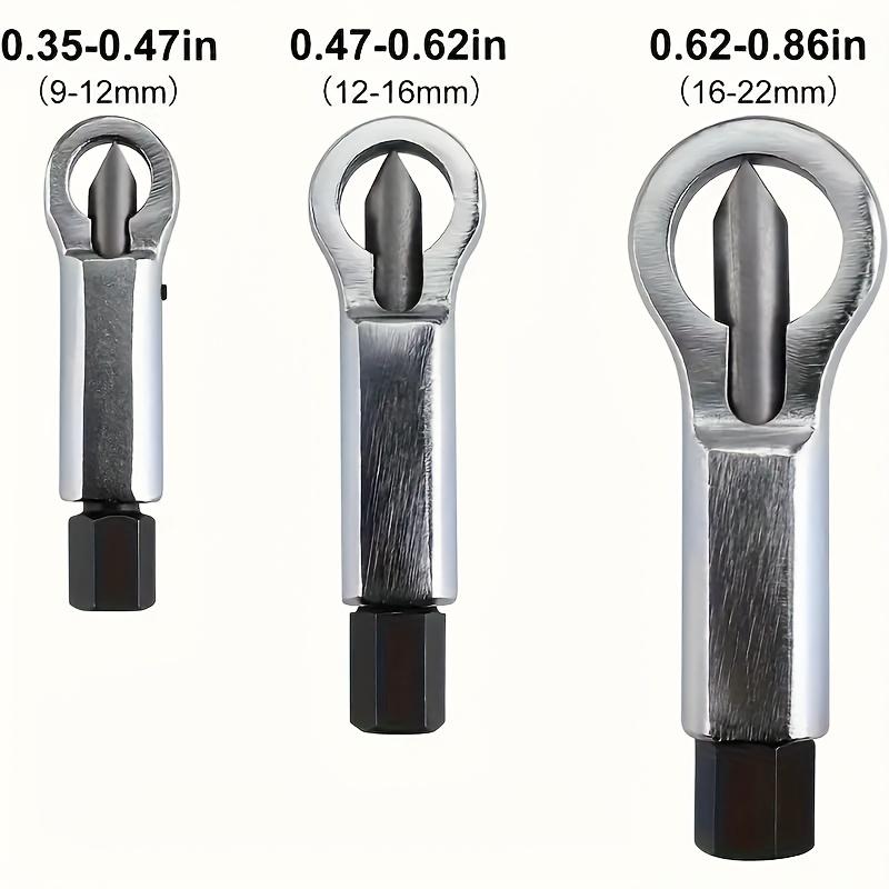 3pcs Metal Nut Splitter Separator, Metal Nut Splitter Breaker Manual Pressure Nut Splitter Remover Extractor Tool