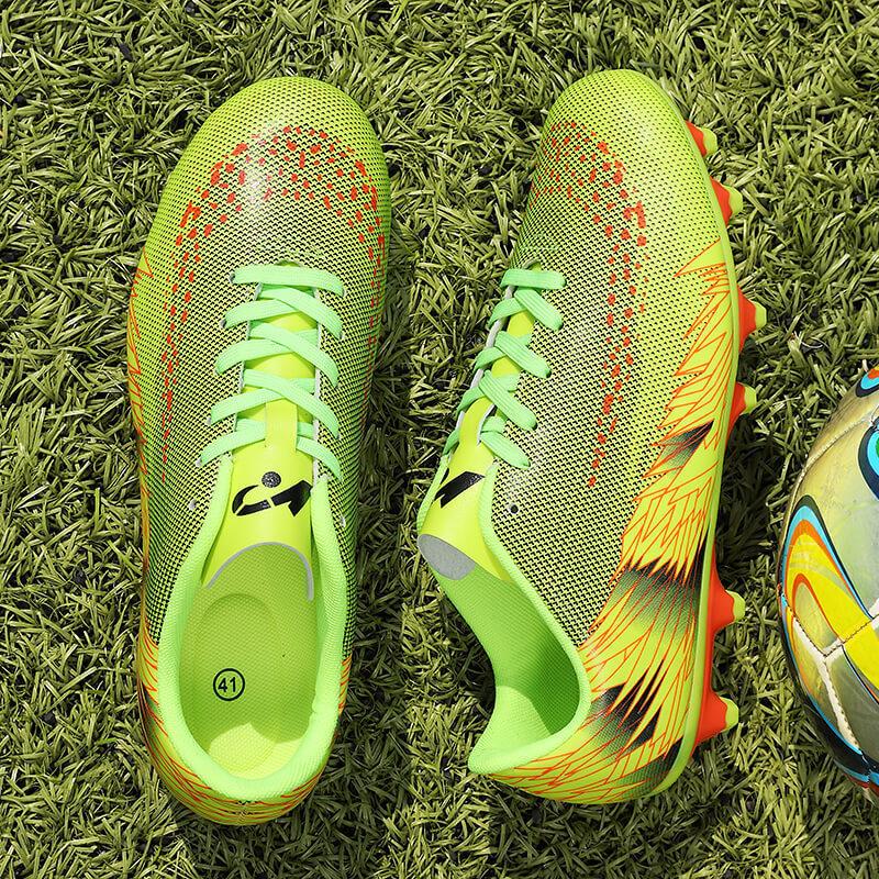 New Spring and Summer Low-top Football Shoes Fashion Long Nail Sneakers Nail Shoes Front Lace-up Running Shoes Grass Shoes