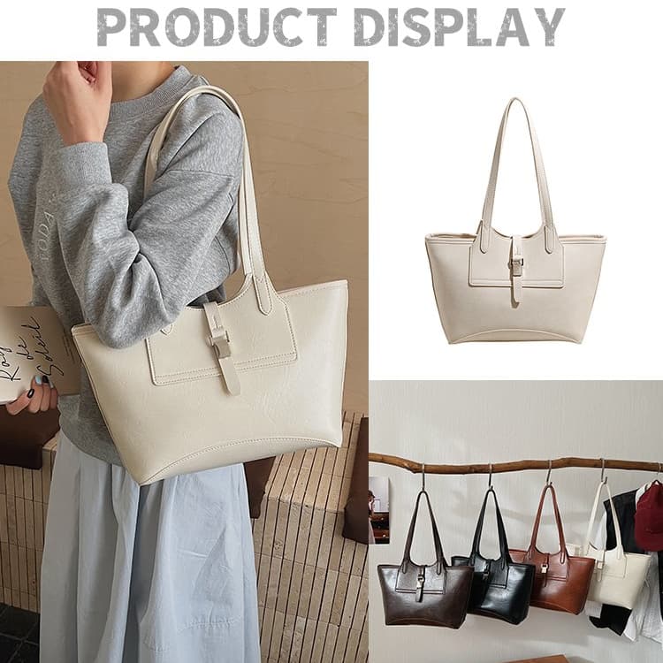 Simple tote bag women's versatile shoulder bag