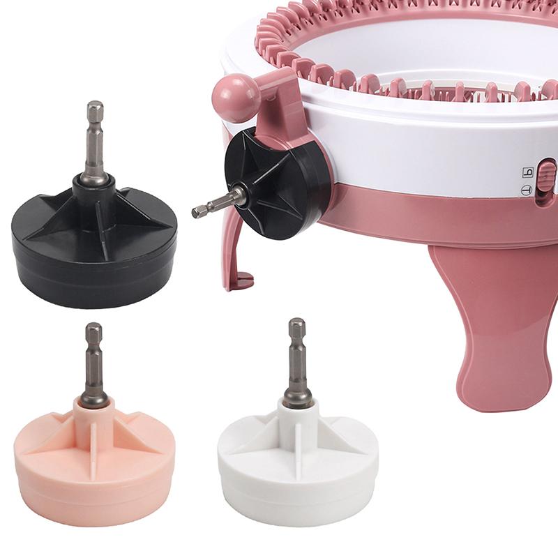 1 Stück Kurbelgriff-Adapterwerkzeug für Sentro Strickmaschine Adapter Kurbelgriff-Adapter mit Sechskant-Stahlbit Akkuschrauberteil