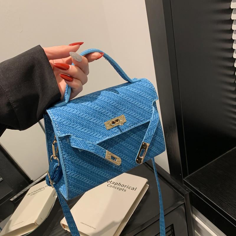 Trendy Commuter Bag Small Square Pu Leather Handbag For Spring Summer 2024