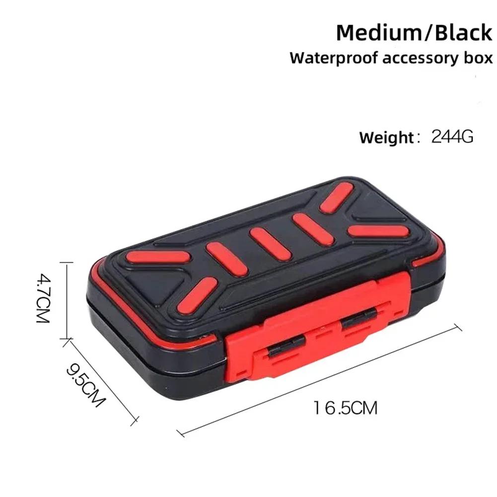 Fishing Tackle Organizer Box Storage Case Bait Plastic Accessories Containers Fishing Tackle Storage for Jigs Lures Beads Hooks