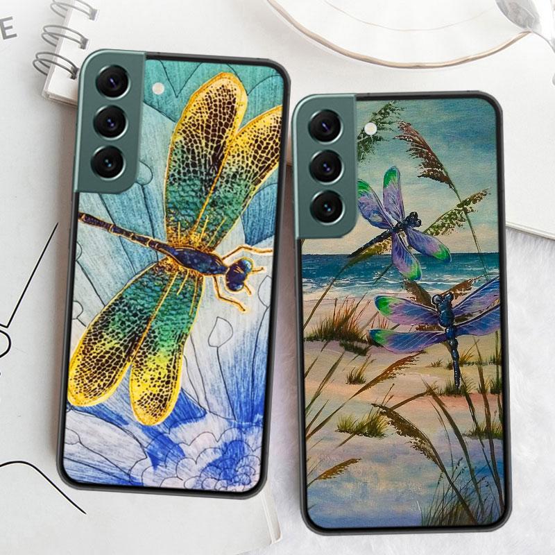 Dragonfly Phone Case For Galaxy A55 A35 A25 A15 A03S A04S A05S Samsung A20E A30 A40 A50 A70 A71 A51 A41 A31 A10S A21S Cover Capa