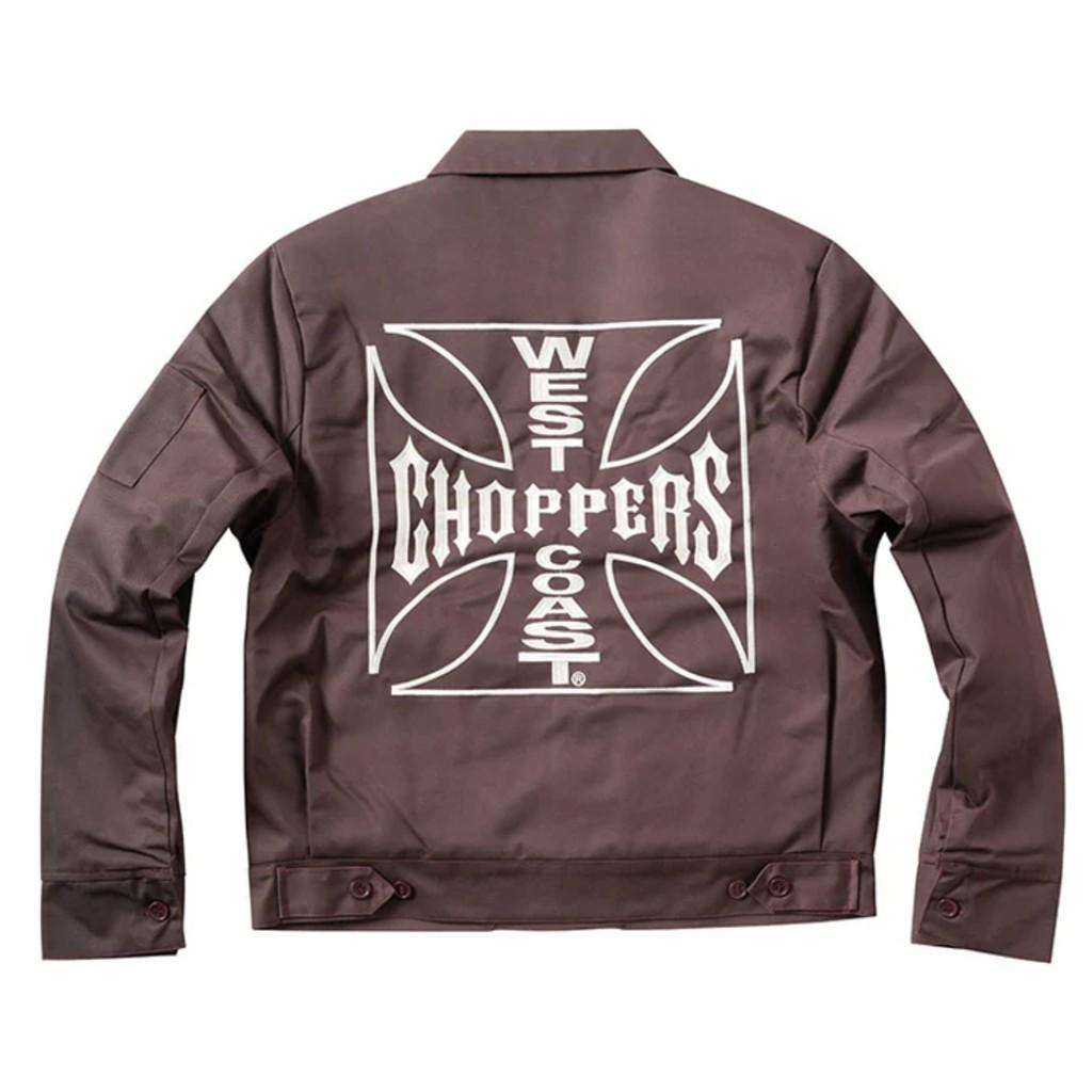 West Coast Choppers Wcc Og Lined Workjacket - Chocolate Brown